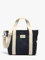 Handtas Velours Ribfluweel Hindbag Blauw velours V